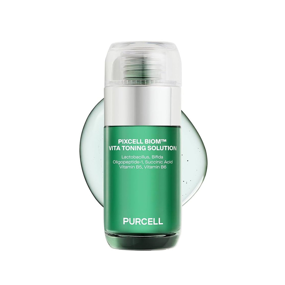PURCELL PURCELL Pixcell Biom Vita Toning Solution 120ml - hydrating - front bottle shot