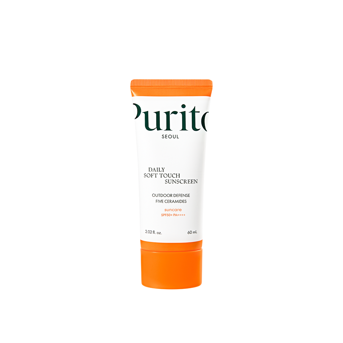PURITO PURITO Daily Soft Touch Sunscreen 60ml SPF50+ PA++++ - hydrating - front bottle shot