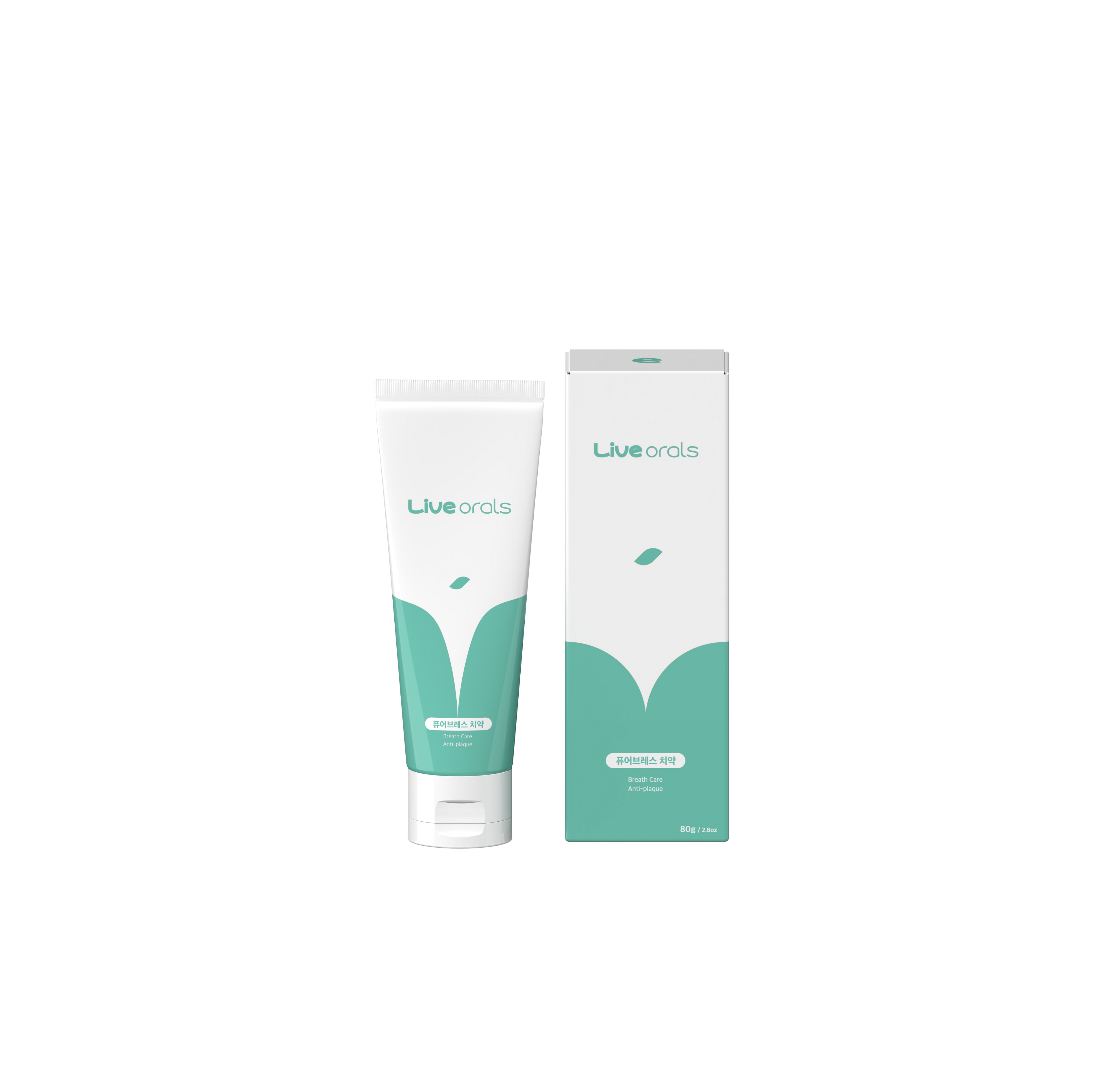 Liveorals Liveorals Pure Breath Toothpaste 80g - daily care - front bottle shot