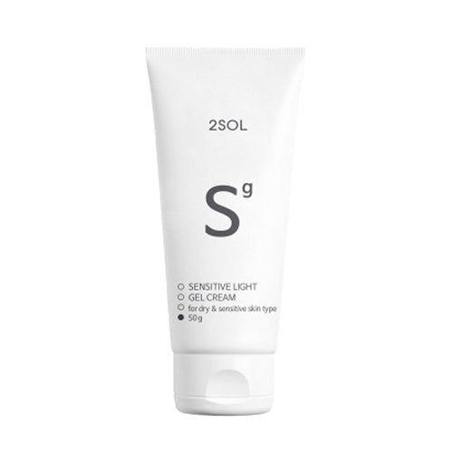 2SOL 2SOL Sensitive Light Gel Cream 50g - hydrating - front bottle shot