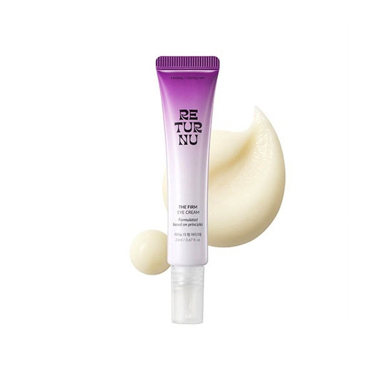 RETURNU RETURNU The Firm Eye Cream 20ml - soothing - front bottle shot