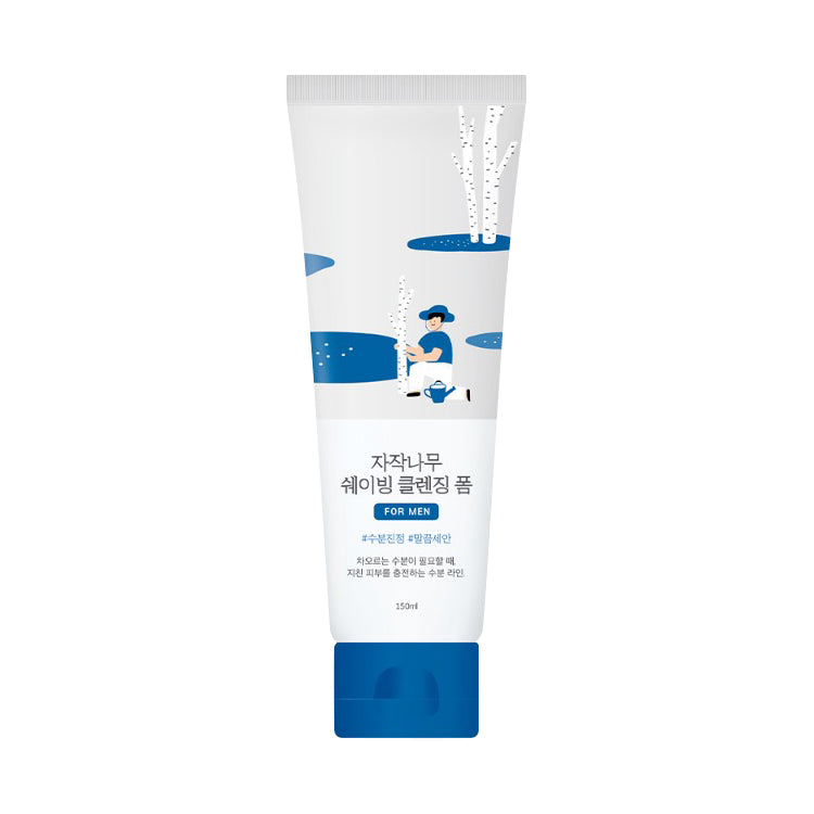 ROUND LAB ROUND LAB For Men Birch Shaving Cleansing Foam 120ml - hydrating - front bottle shot