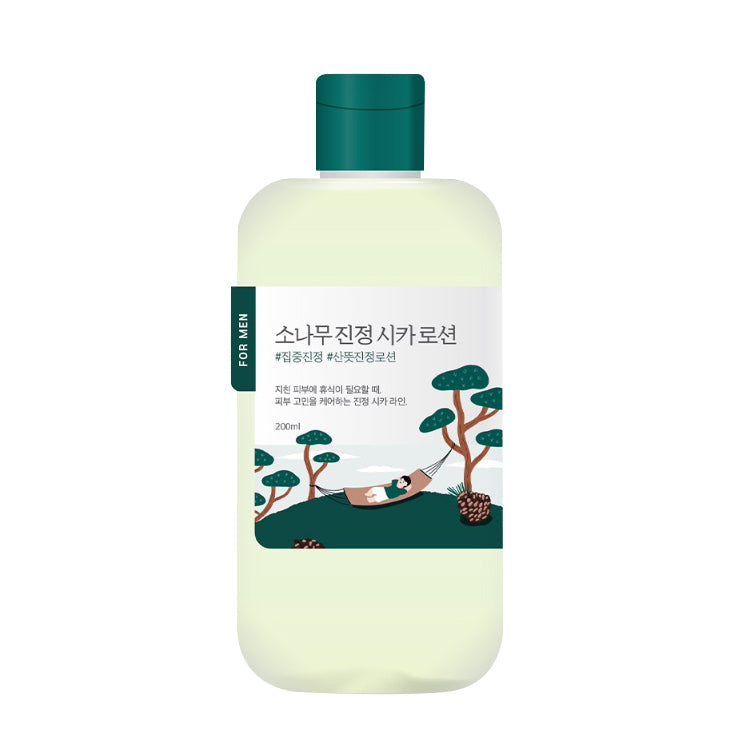 ROUND LAB ROUND LAB For Men Pine Soothing Cica Lotion 200ml - hydrating - front bottle shot