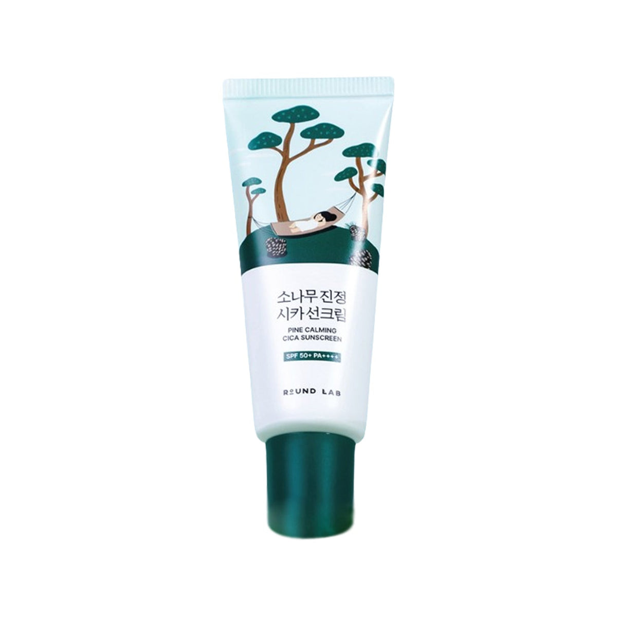 ROUND LAB ROUND LAB Pine Calming Cica Sunscreen SPF50+ PA++++ 40ml - hydrating - front bottle shot