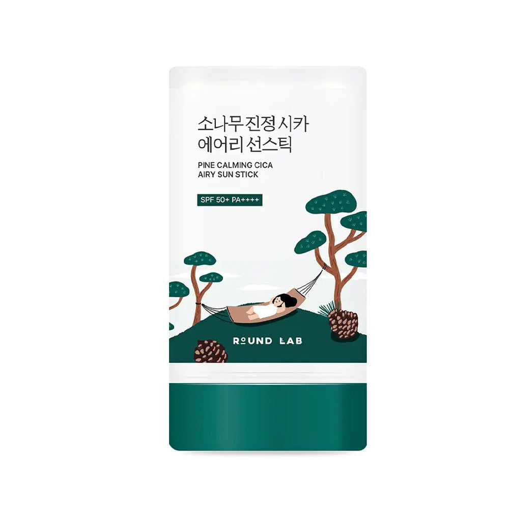 ROUND LAB ROUND LAB Pine Soothing Cica Airy Sun Stick 19g - soothing - front bottle shot