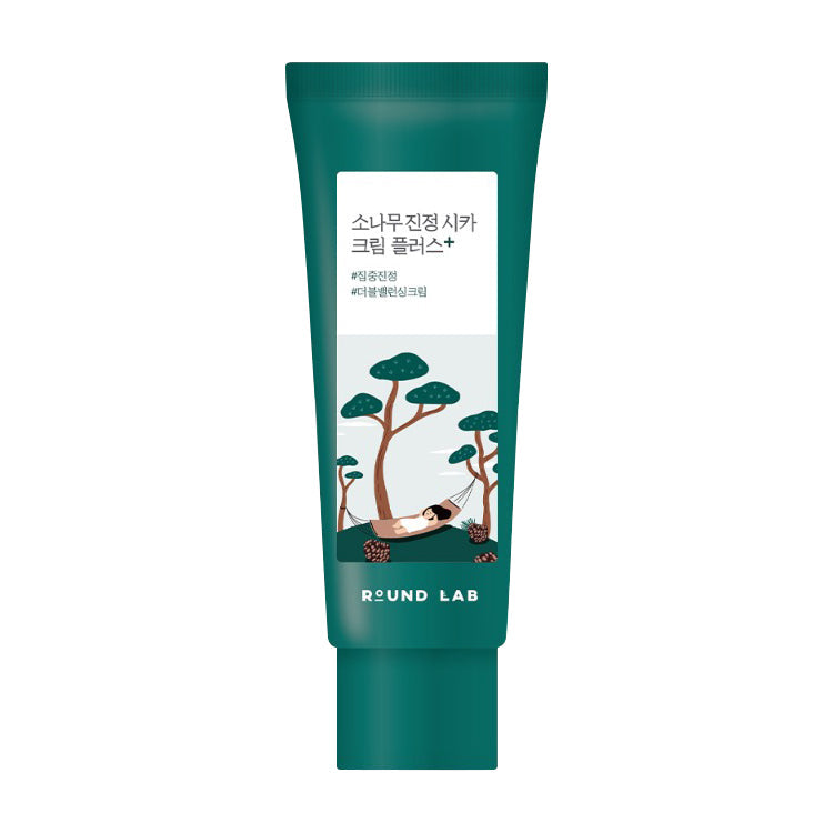 ROUND LAB ROUND LAB Pine Soothing Cica Cream Plus 60ml - hydrating - front bottle shot