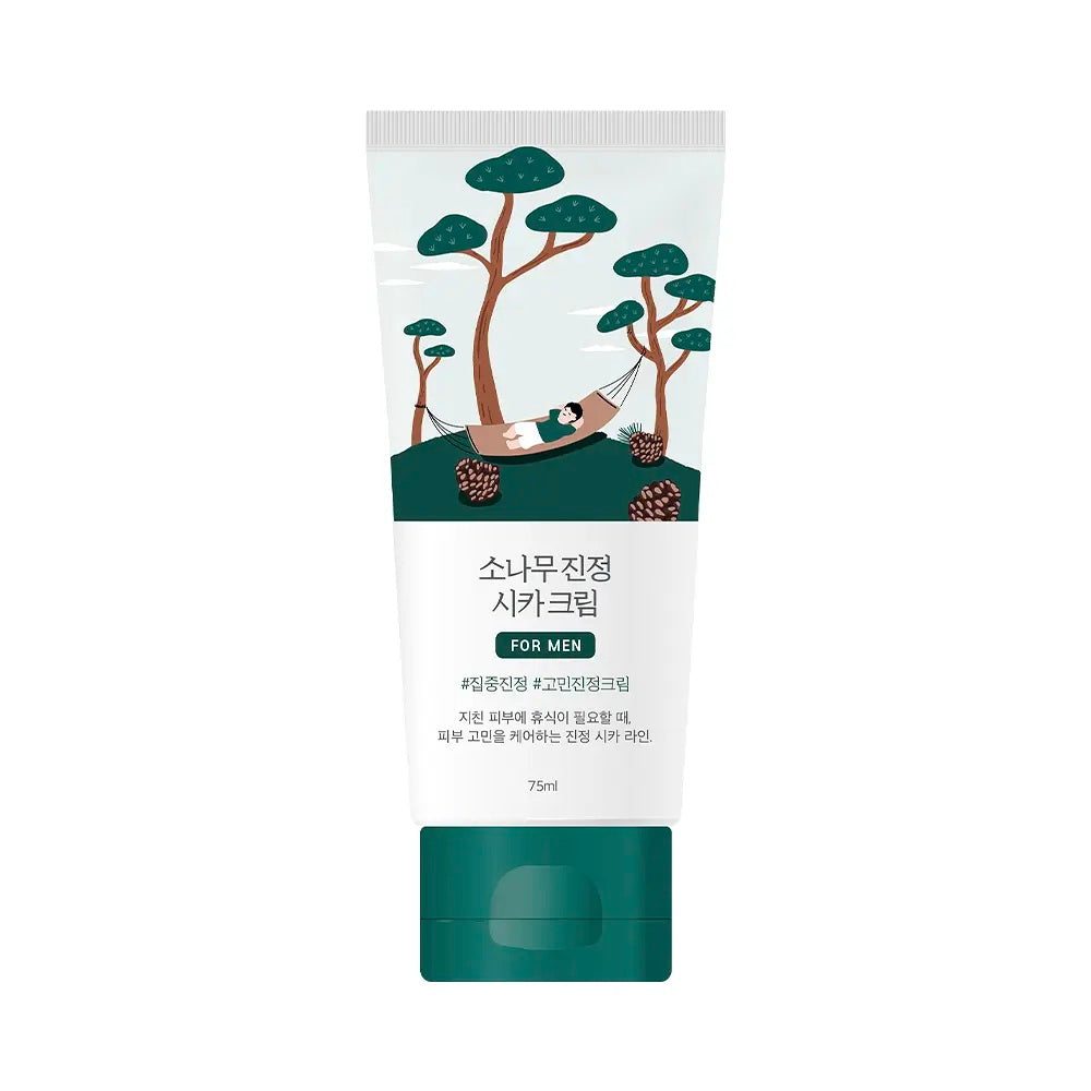 ROUND LAB ROUND LAB for Men Pine Soothing Cica Cream 75ml - hydrating - front bottle shot