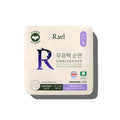 Rael Rael Unbleached Cotton Cover Wearable Sanitary Pads (6 Pads) - Medium - exfoliating - front bottle shot