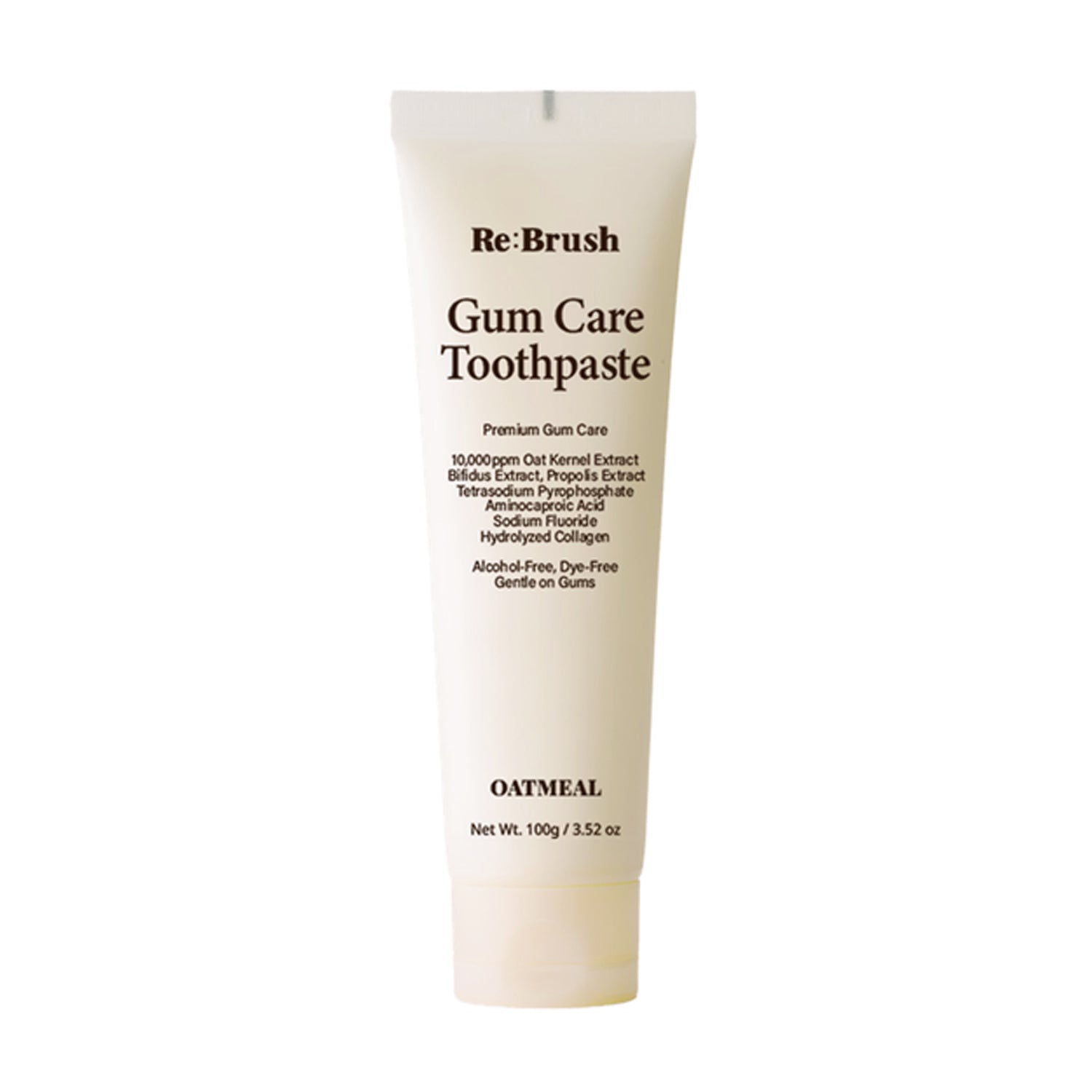 Re:Brush Re:Brush Oatmeal Gum Care Toothpaste 100g - daily care - front bottle shot