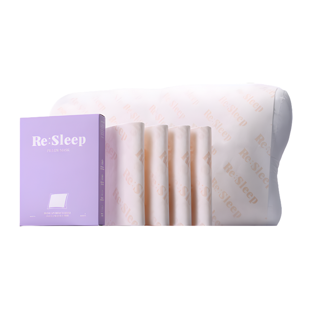 Re:Sleep Re:Sleep [1+1] Skin-Protection MOF Antibacterial Replacement Pillow Covers (Total 8 Sheets) - daily care - front