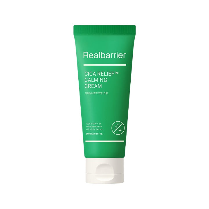 Real Barrier Real Barrier Cicarelief Rx Calming Cream 60ml - hydrating - front bottle shot