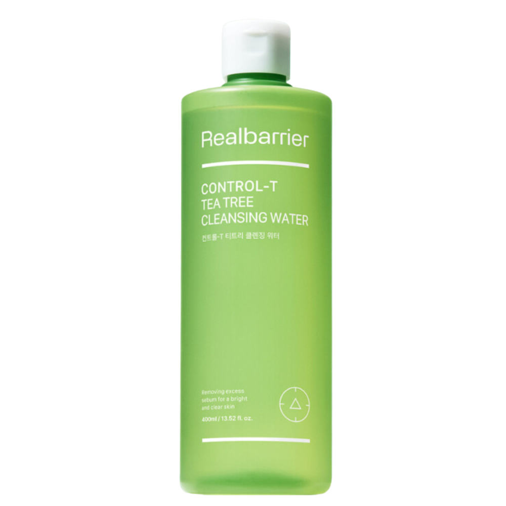 Real Barrier Real Barrier Control - T Tea Tree Cleansing Water 400ml - hydrating - front bottle shot