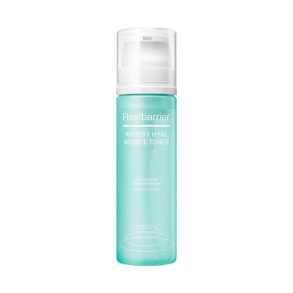 Realbarrier Realbarrier  Watery Hyal Bubble Toner 140ml - hydrating - front bottle shot