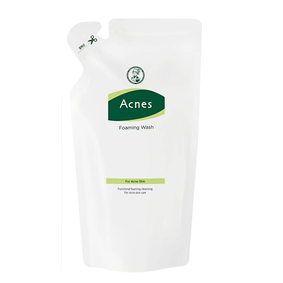 ACNES Acnes Foaming Wash Refill 200ml - soothing - front bottle shot