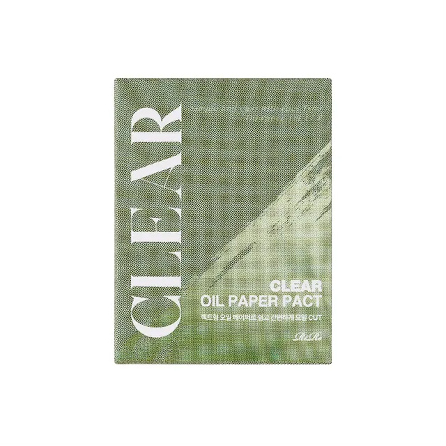 RiRe RiRe Clear Oil Paper Pact 100 Sheets - hydrating - front bottle shot