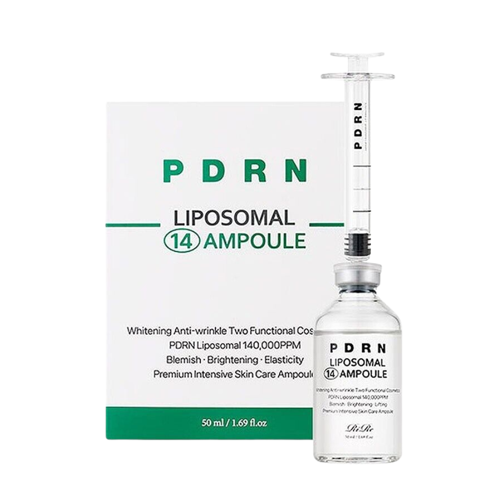 RiRe RiRe PDRN Liposomal 14 Ampoule 50ml - hydrating - front bottle shot