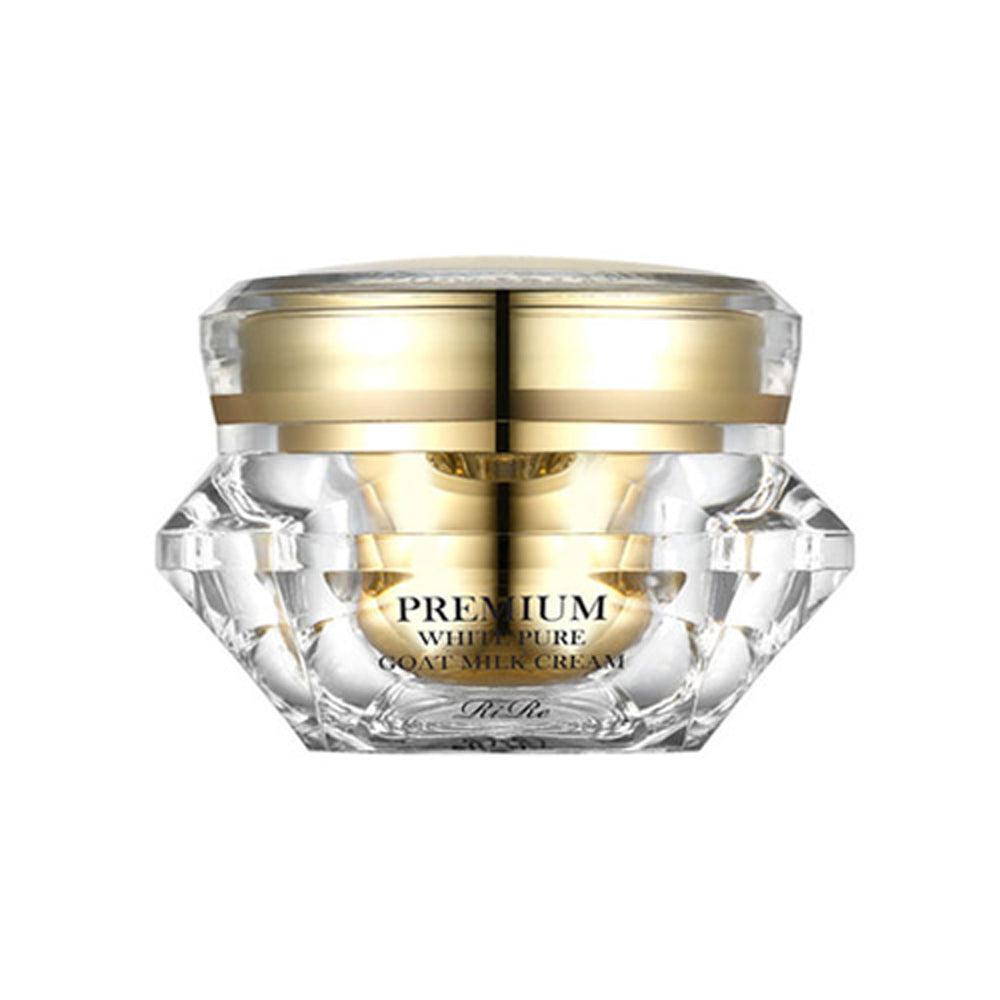 RiRe RiRe Premium White Pure Goat Milk Cream 50ml - hydrating - front bottle shot