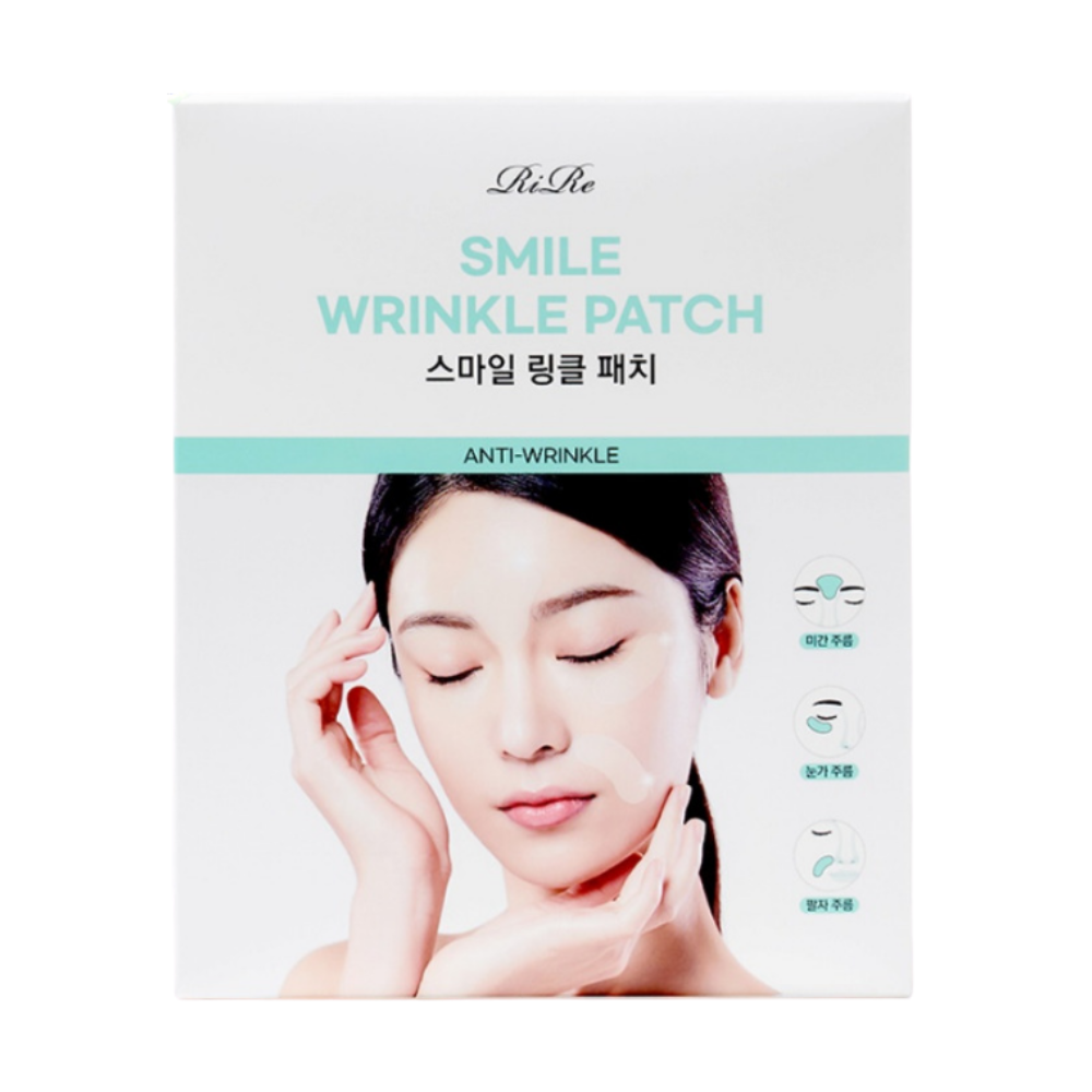 RiRe RiRe Smile Wrinkle Patch 10ea x 5 Sheets - hydrating - front bottle shot