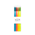 Rucipello Rucipello Mika Reef 7 Degree Toothbrush 4ea - daily care - front bottle shot