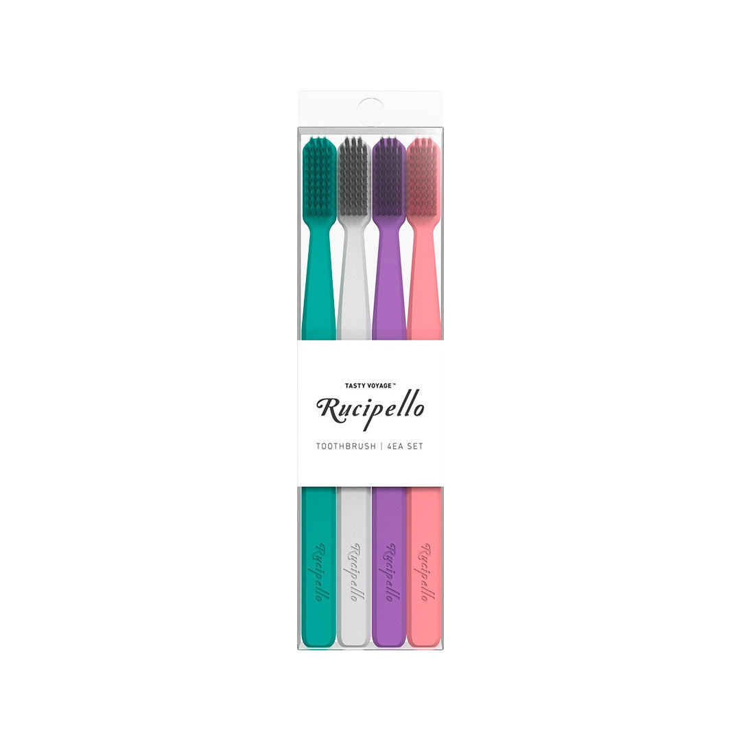 Rucipello Rucipello Original 7 Degree Toothbrush 4ea - cleansing - front bottle shot