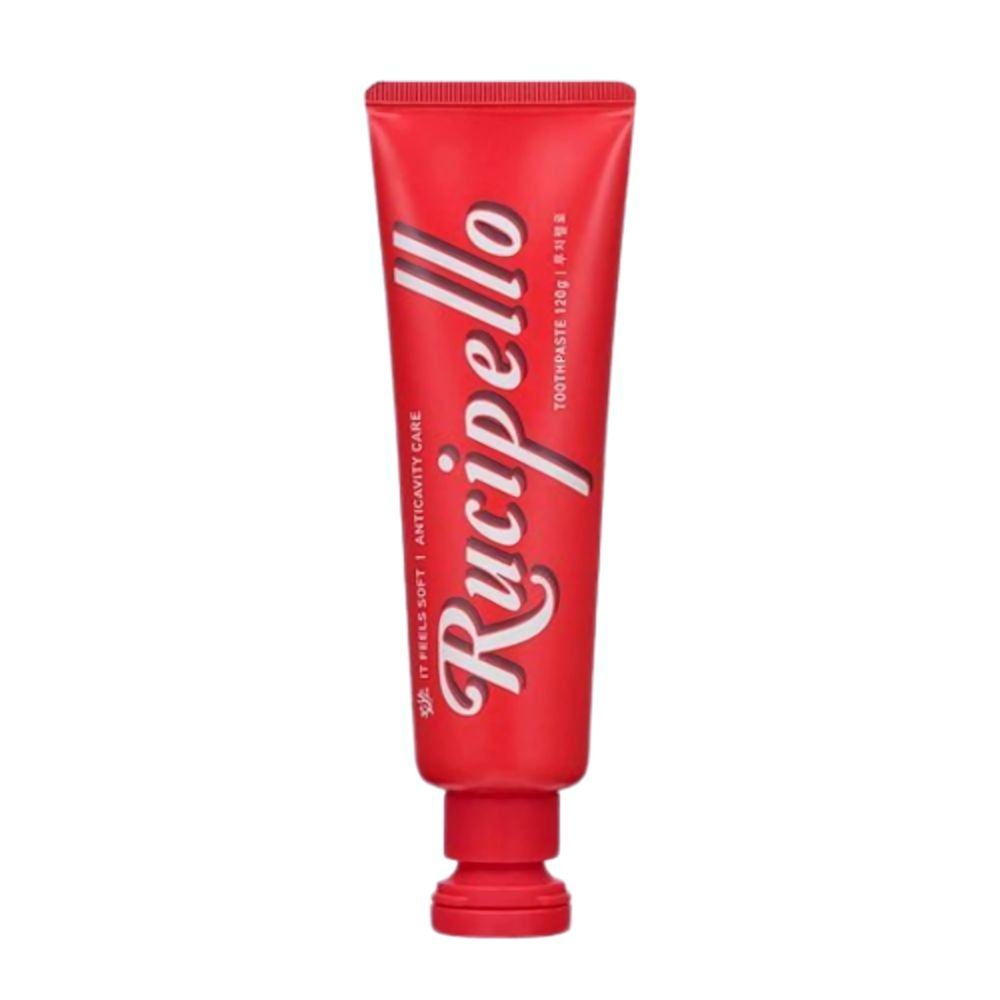 Rucipello Rucipello Coral Reef 1450 Red Toothpaste 120g - daily care - front bottle shot
