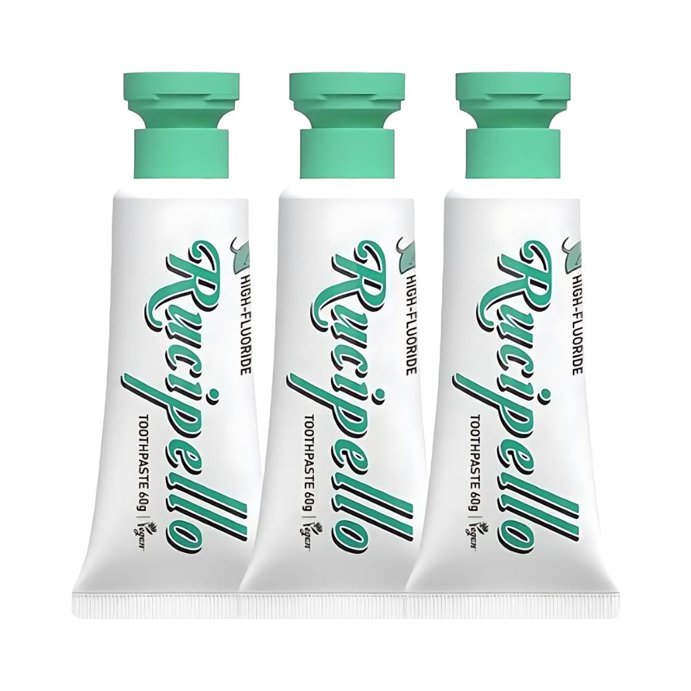 Rucipello Rucipello Moomoo Kids Toothpaste 60g (Pack of 3) - daily care - front bottle shot