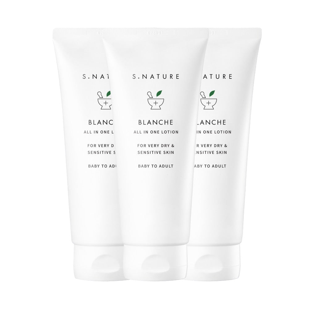 S.NATURE S.NATURE Blanche All In One Lotion 200ml x 3ea - hydrating - front bottle shot