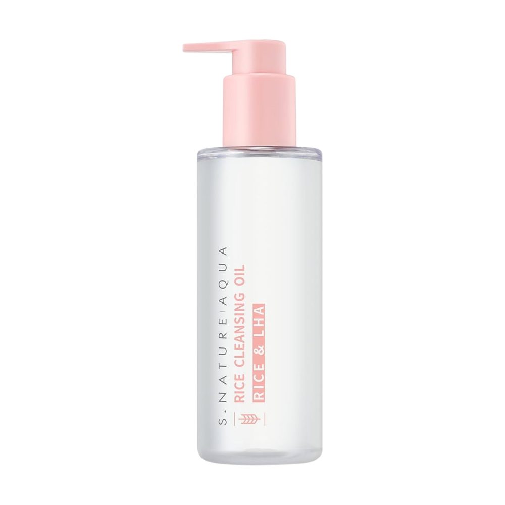 S.NATURE S.NATURE Aqua Rice Cleansing Oil Rice & LHA 200ml - hydrating - front bottle shot