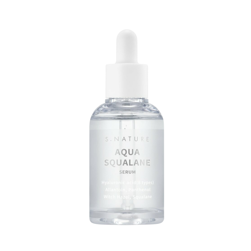 S.NATURE S.NATURE Aqua Squalane Serum 50ml - hydrating - front bottle shot
