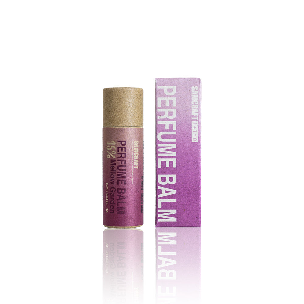 SAMCRAFT SAMCRAFT Perfume Balm Mellow Garden 10g - soothing - front bottle shot