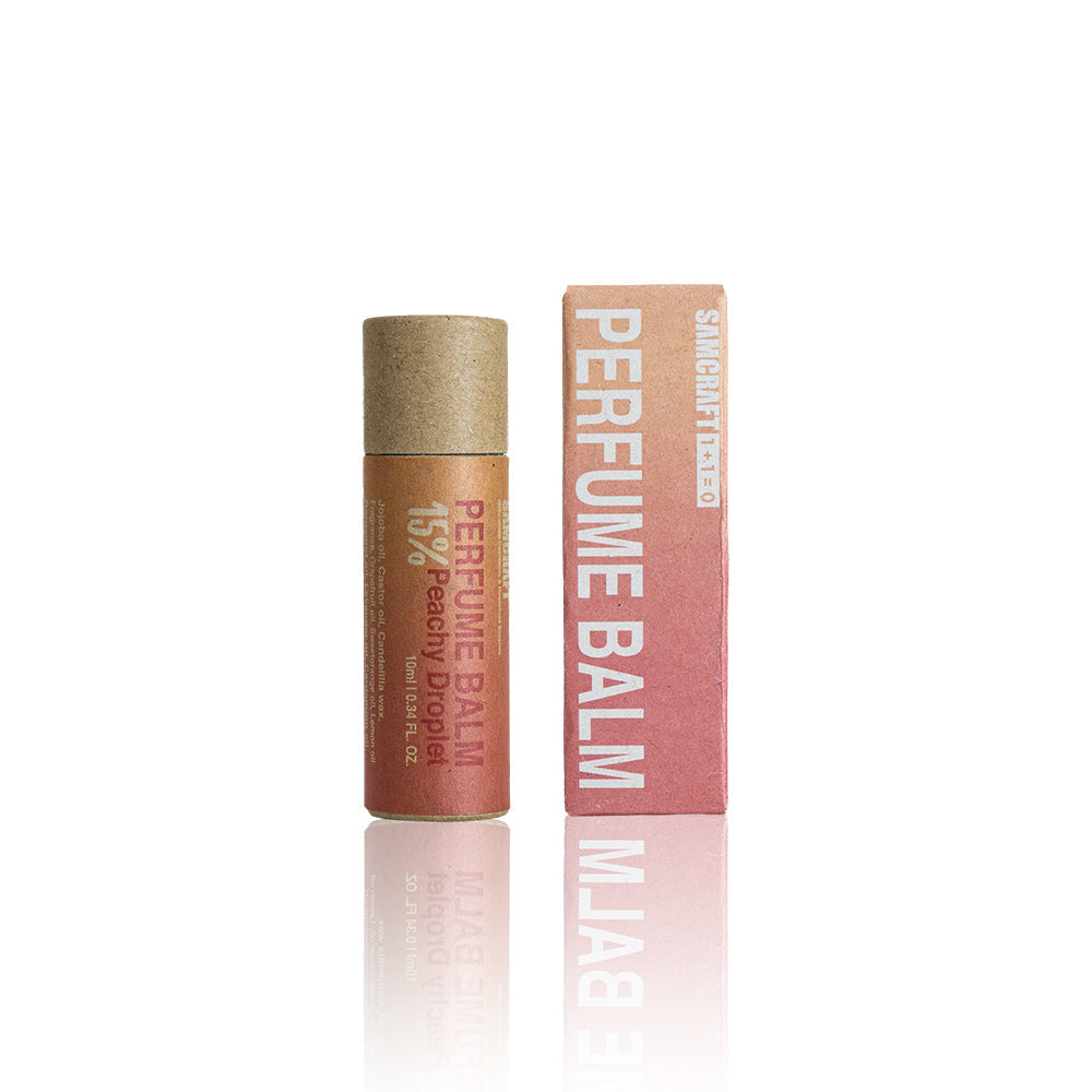 SAMCRAFT SAMCRAFT Perfume Balm Peachy Droplet 10g - anti-aging - front bottle shot