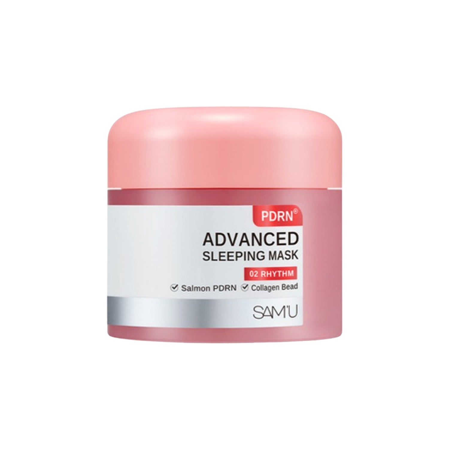 SAM'U SAM'U PDRN Advanced Sleeping Mask 02.Rhythm 70ml - hydrating - front bottle shot