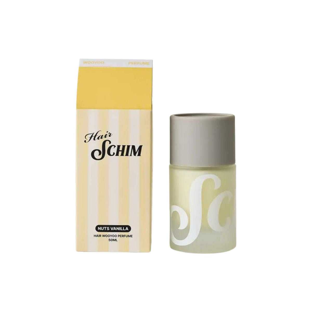 SCHIM SCHIM Nuts Vanilla Hair Milk Perfume 50ml - hydrating - front bottle shot