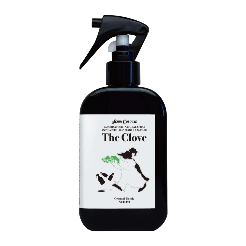 SCHIM SCHIM The Clove Fabric & Room Perfume 200ml [Woody Scent of a Grand Statured Tree] - soothing - front bottle shot