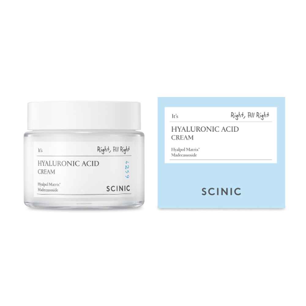 SCINIC SCINIC Hyaluronic Acid Cream 80ml - hydrating - front bottle shot