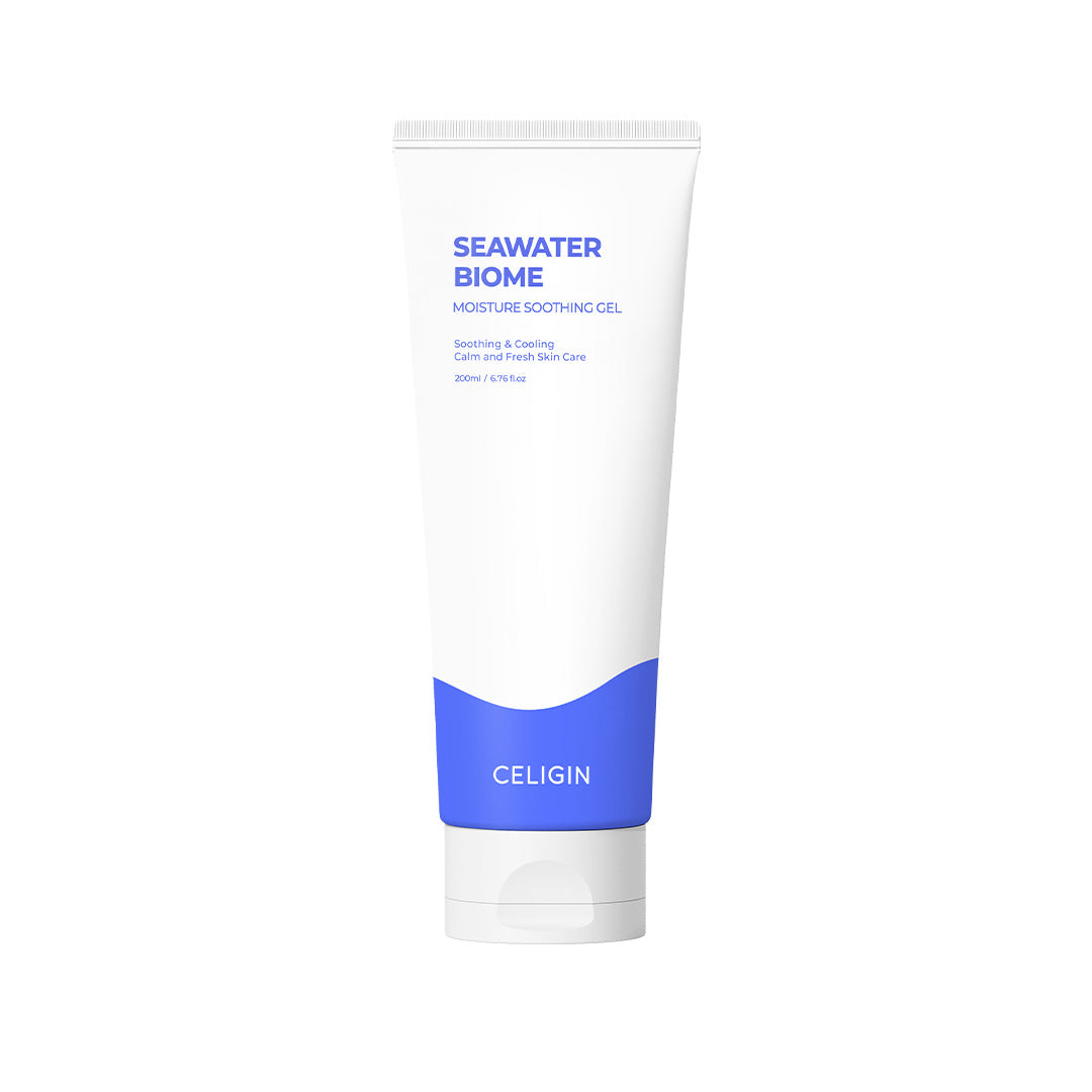 CELIGIN CELIGIN SEAWATER BIOME Moisture Soothing Gel 200ml - hydrating - front bottle shot