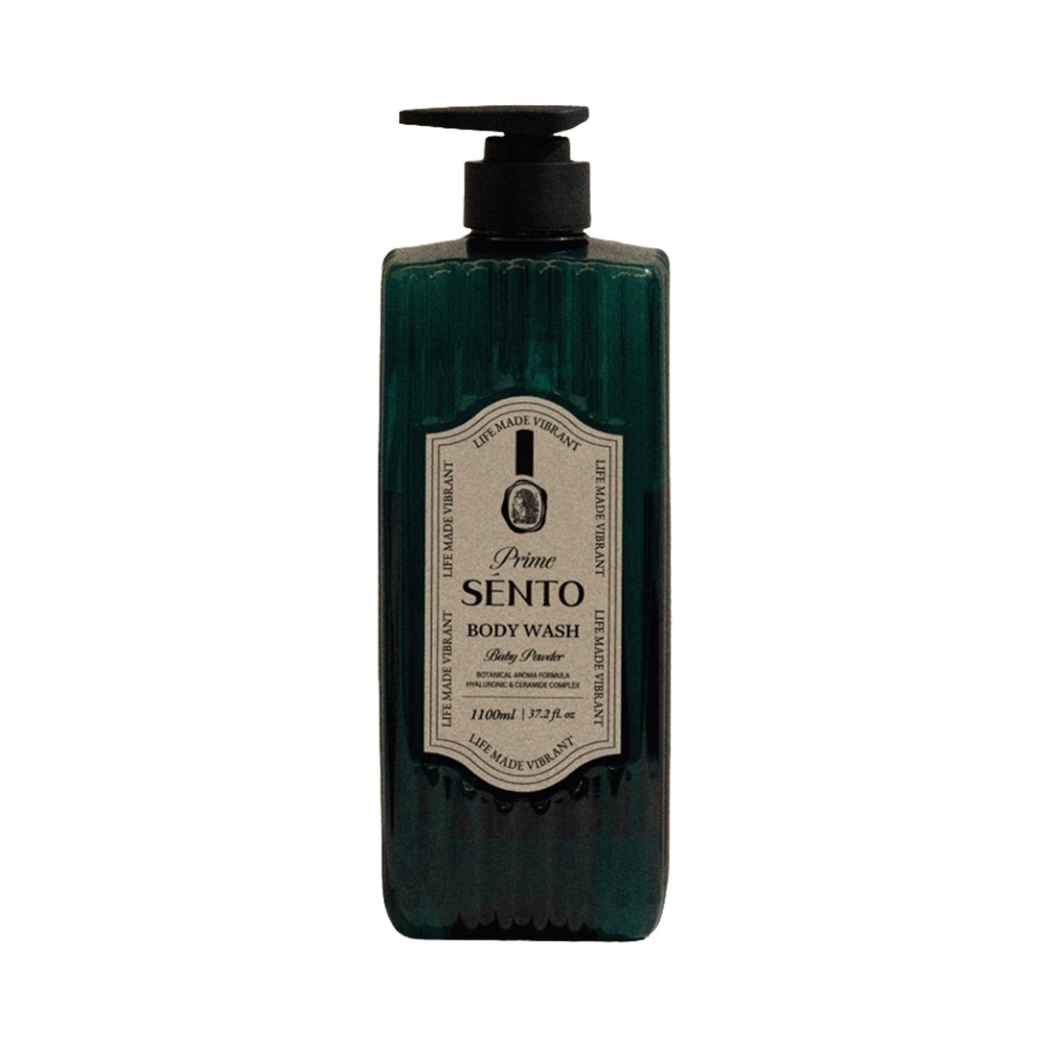 SENTO SENTO Prime Botanical Aroma Deep Perfume Mild-Acidic Body Wash (Baby Powder Scent) 1,100ml - hydrating - front bottle