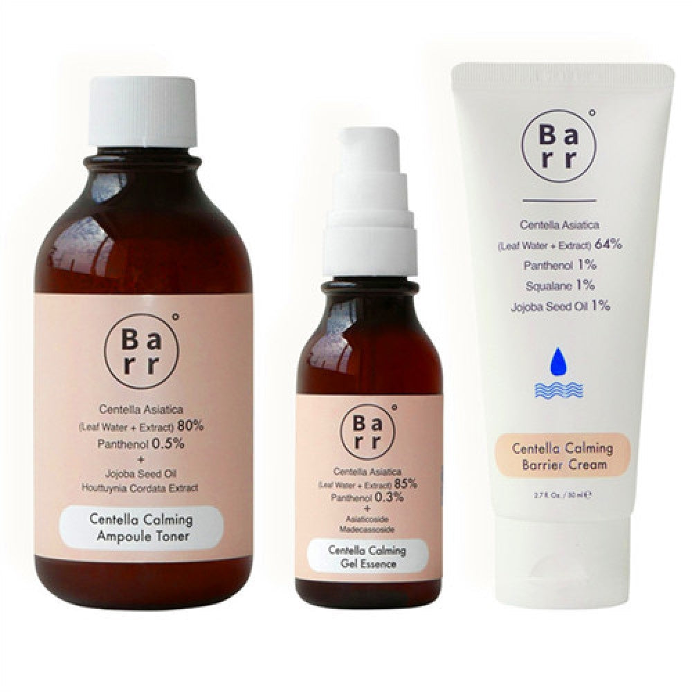 BARR BARR Centella Calming Series Set 3pcs - hydrating - front bottle shot