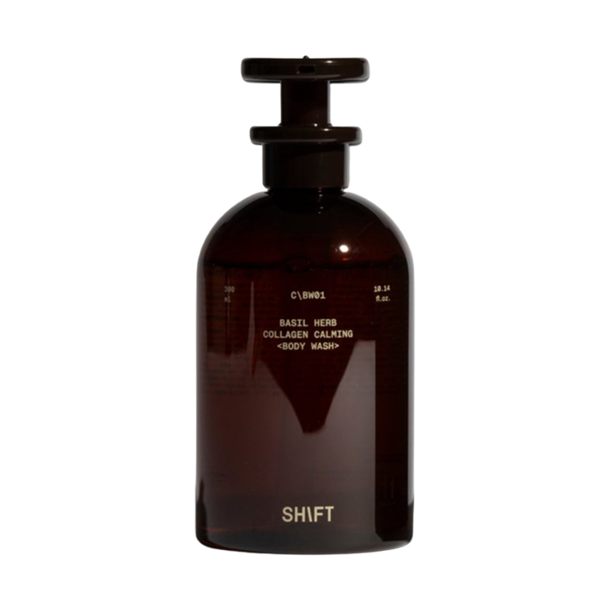 SHIFT SHIFT Basil Herb Collagen Calming Body Wash 300ml - hydrating - front bottle shot