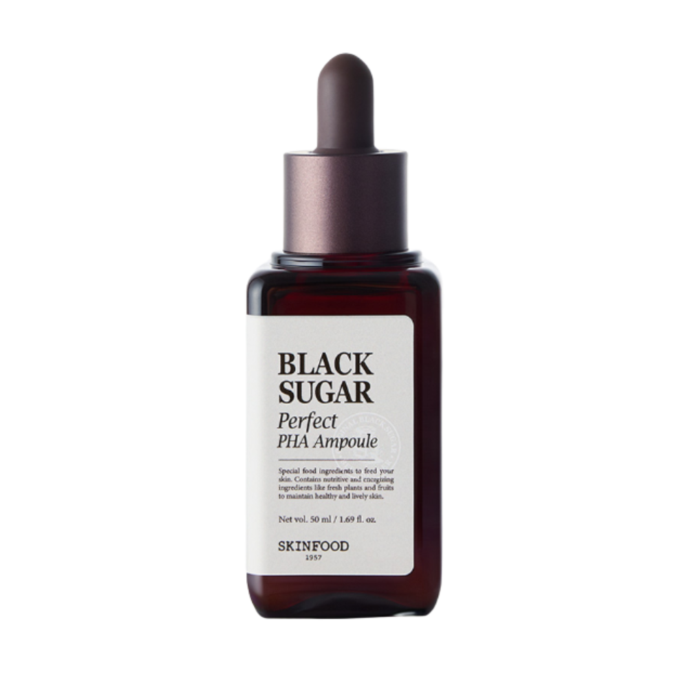 SKINFOOD SKINFOOD Black Sugar Perfect PHA Ampoule 50ml - hydrating - front bottle shot
