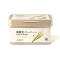 SKINFOOD SKINFOOD Rice Brightening Daily Mask 30 sheets - hydrating - front bottle shot