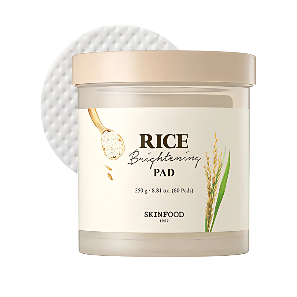 SKINFOOD SKINFOOD Rice Brightening Pad 250g * 60ea - brightening - front bottle shot