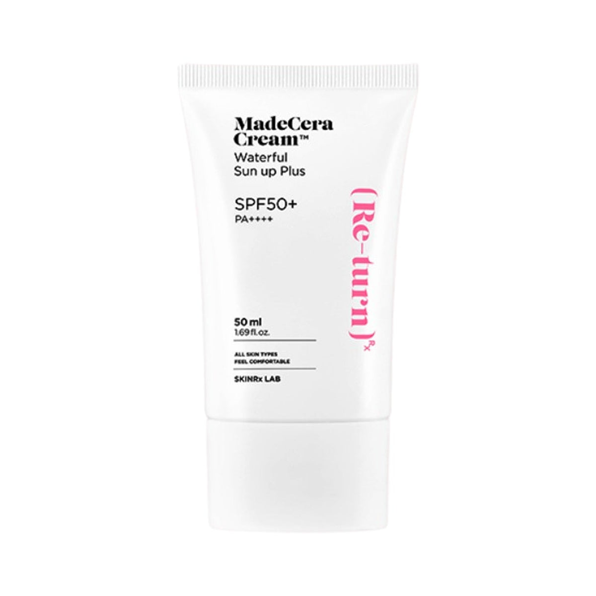 SKINRX LAB SKINRX LAB MadeCera Cream Waterful Sun Up Plus SPF50+ PA++++ 50ml - hydrating - front bottle shot