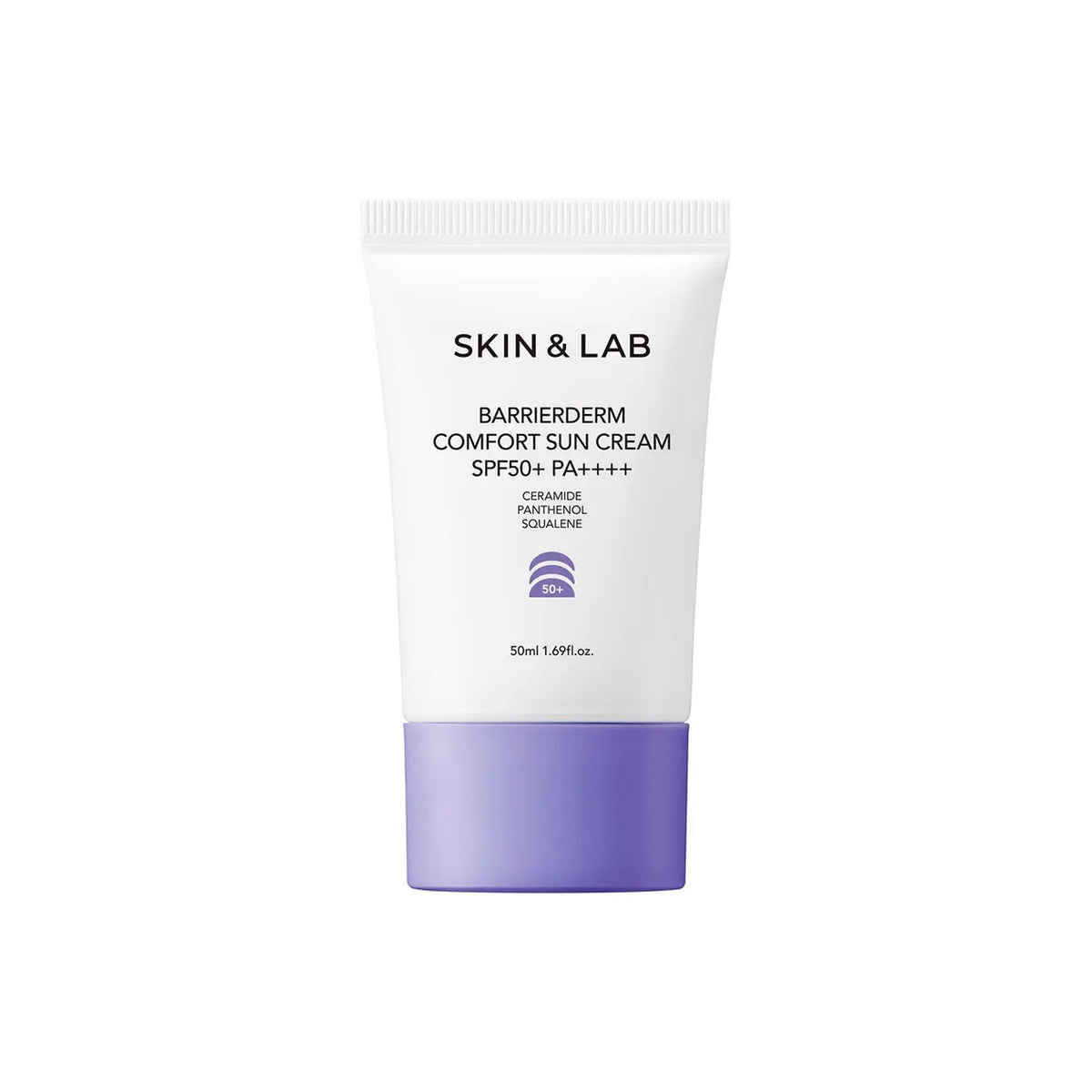 SKIN&LAB SKIN&LAB Barrierderm Comfort Sun Cream 50ml - hydrating - front bottle shot