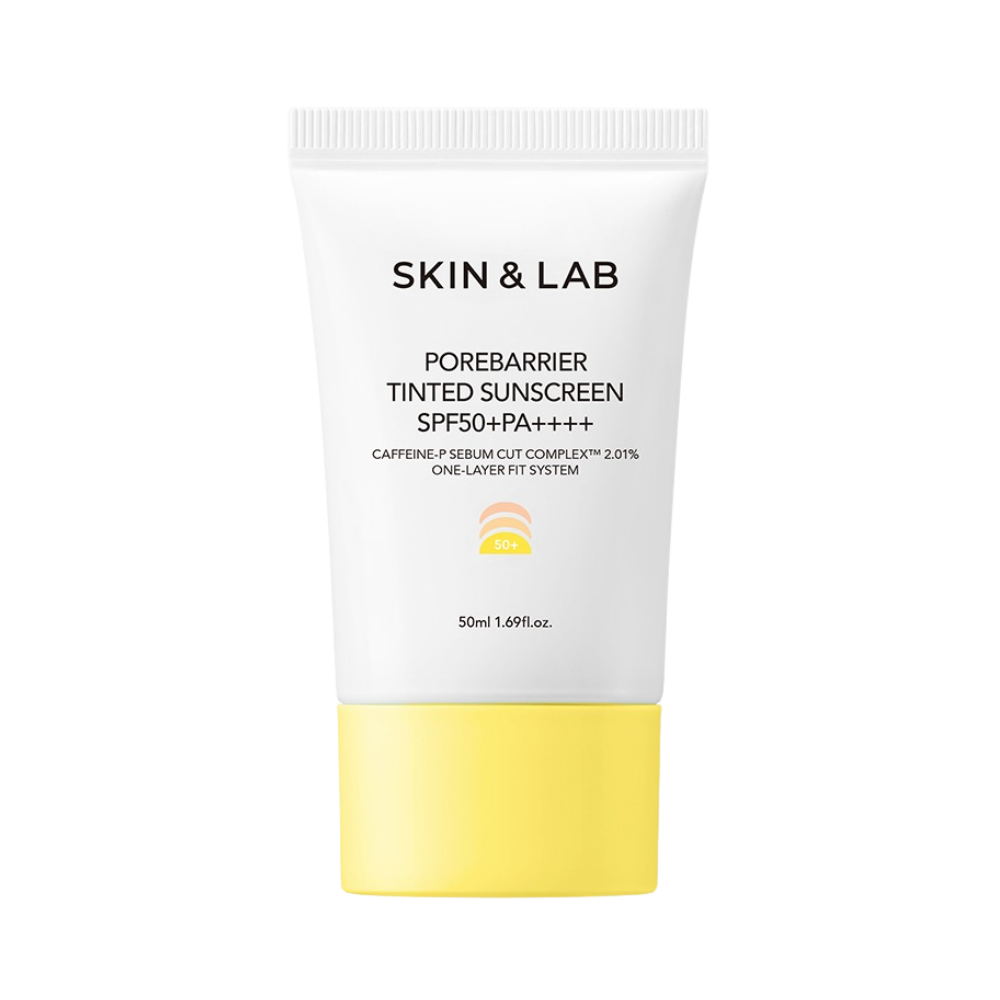 SKIN&LAB SKIN&LAB Porebarrier Tinted Sunscreen SPF50+ PA++++ 50ml - hydrating - front bottle shot