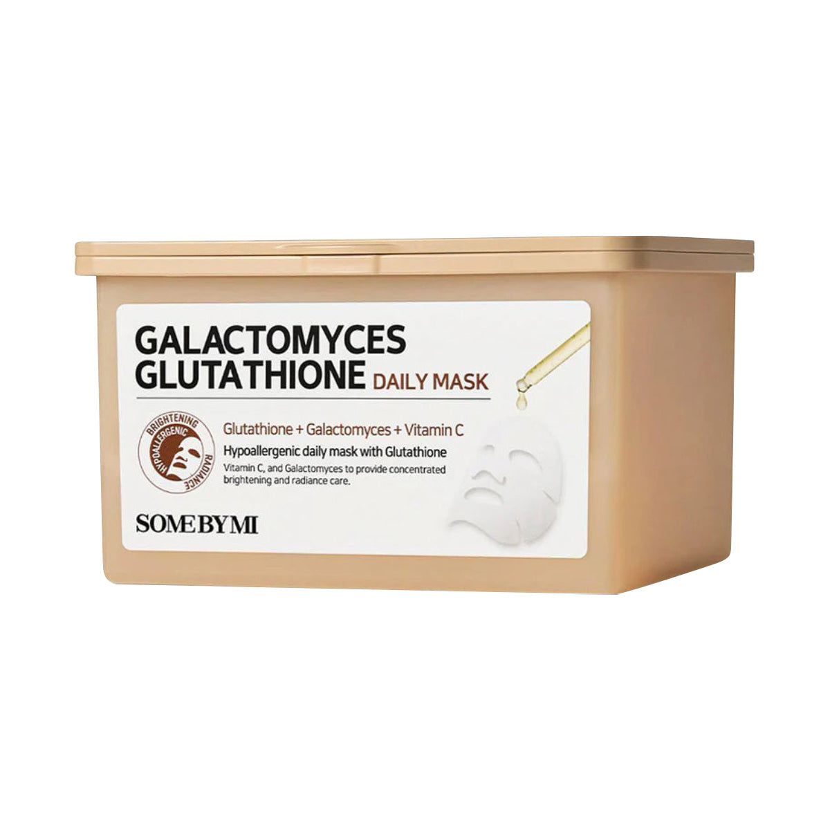 SOME BY MI SOME BY MI Galactomyces Glutathione Daily Mask 350ml 30ea - hydrating - front bottle shot