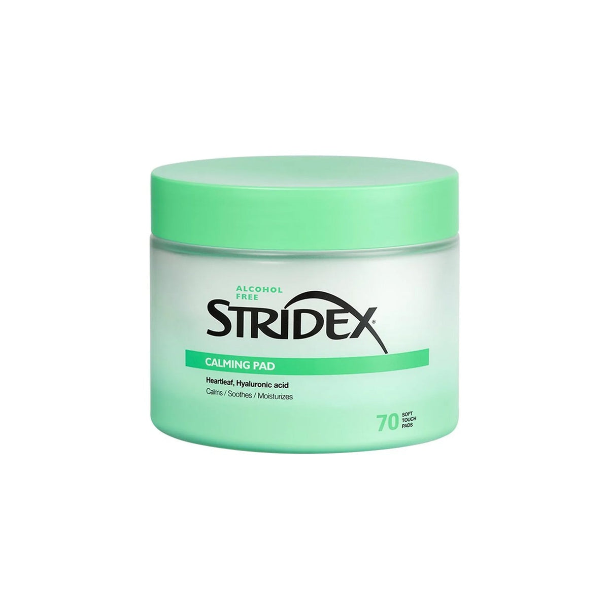 STRIDEX STRIDEX Calming Pad 70 Sheets - hydrating - front bottle shot