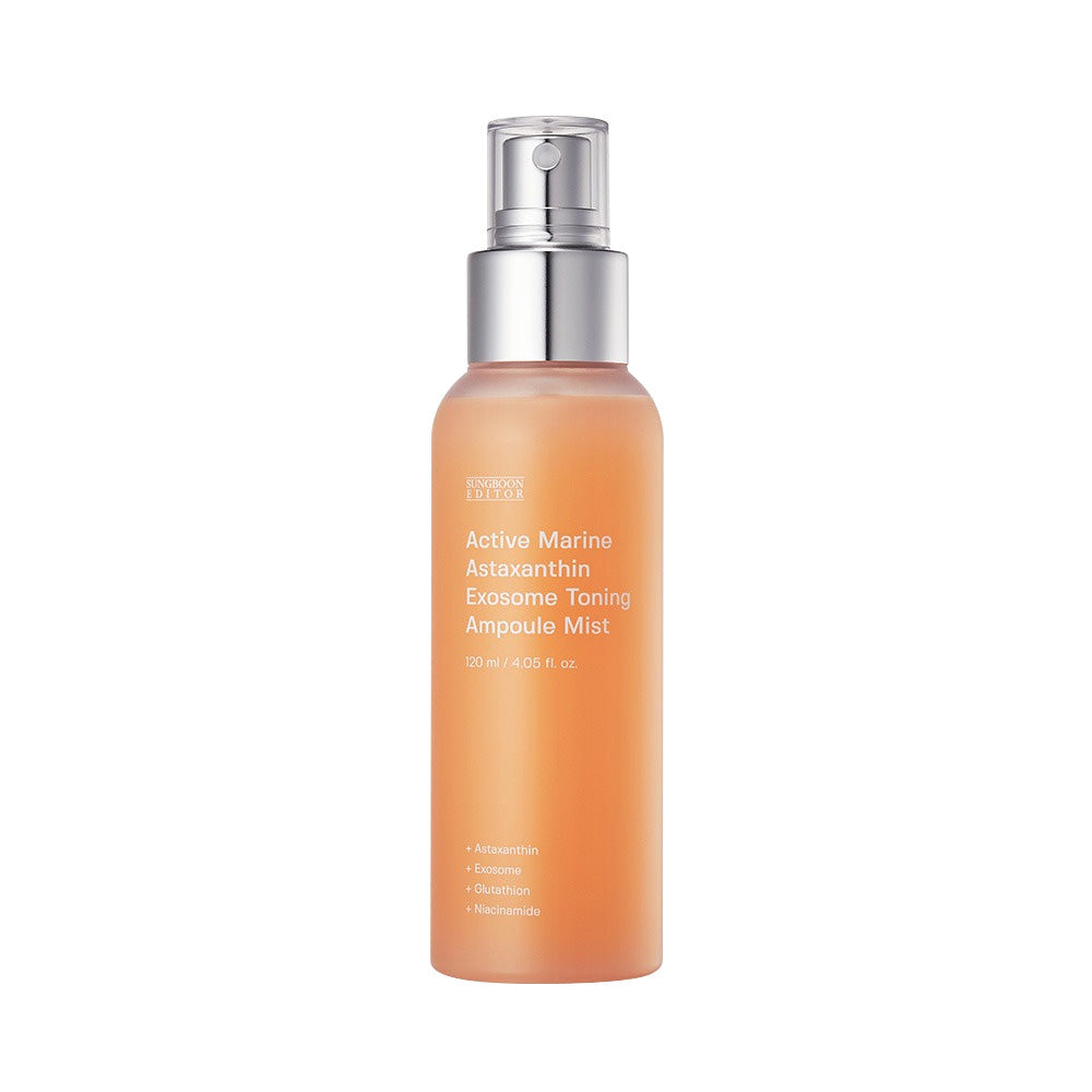 SUNGBOON EDITOR SUNGBOON EDITOR Active Marine Astaxanthin Exosome Toning Ampoule Mist 120ml - hydrating - front bottle shot