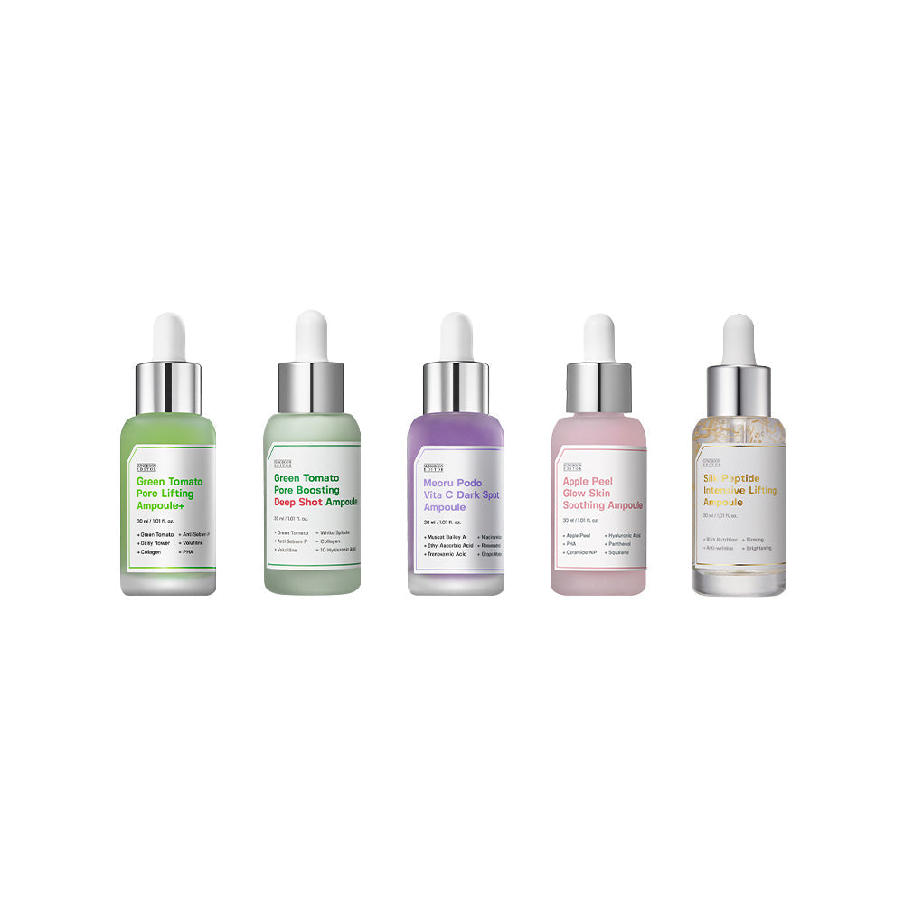 SUNGBOON EDITOR SUNGBOON EDITOR Ampoule Discovery Special Set - pore care - front bottle shot