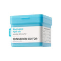SUNGBOON EDITOR SUNGBOON EDITOR Blue Agave Hyal-ion Moisture Pad 150ml 60ea - hydrating - front bottle shot